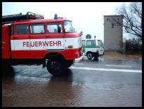 Die Polizei leitete den Verkehr um.