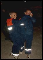 Unser Carlo und unser Kevin, immer gut drauf