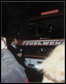 Klaus Kinkel beim Taufen unserer Conny